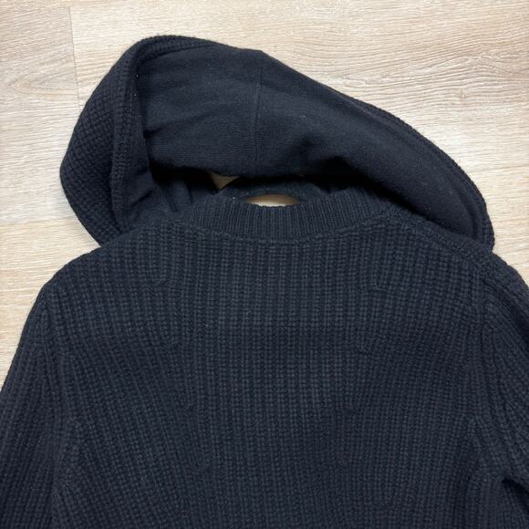Kit and Ace Keton Wrap Cashmere Sweater Women’s M Color Black - Picture 5 of 5
